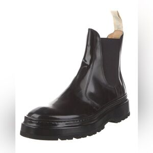 Jacquemus Black Combat Moto Boots with Chunky Sole - NWOT